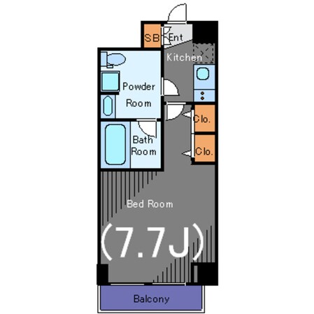 PREMIUM　CUBE　G駒沢大学の物件間取画像